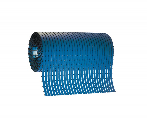 Stiefelmatte Rollenware, Länge 5 m, blau, Mattenbreite 800 mm