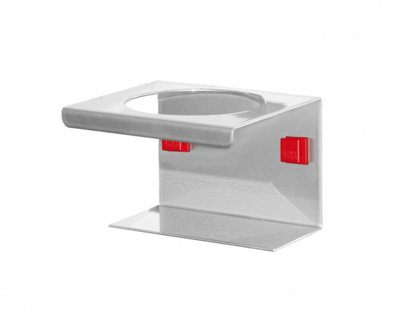 ABAX® Dosenhalter 1-fach Durchmesser 70 mm Alufarben