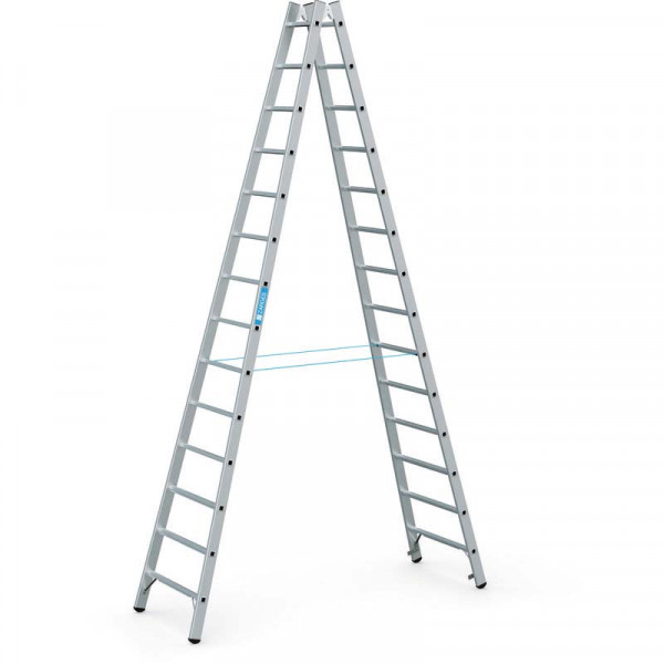 Coni B - LM-Stehleiter 2 x 14 Sprossen Leiterlänge 4,02 m, Arbeitshöhe 5,1 m