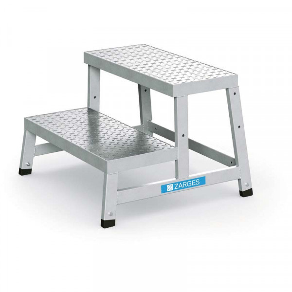 AMA P - LM-Modularbeitspodest 2-stufig Plattformhöhe 0,4 m, Arbeitshöhe 2,4 m