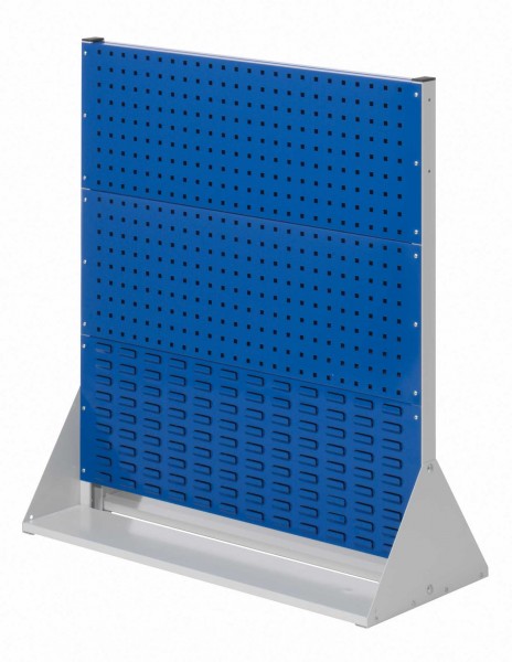 ®RasterPlan Stellwand Gr.3 doppelseitig H1100 x B1000 x T430 mm. 4 Lochplatten 2 Schlitzplatten.