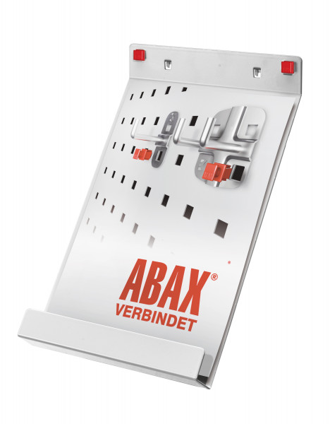 ABAX® Prospekthalter DIN A 4 Breite 220 mm x Höhe 330 mm RAL 7035 - Lichtgrau