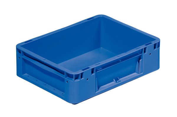 Euro-Transportbehälter blau 400 x 300 x 120 mm.