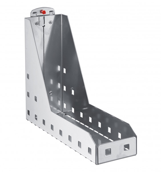 ®RasterPlan Ordnerhalter Breite 85 mm x Tiefe 320 mm x Höhe 220 mm Alufarben