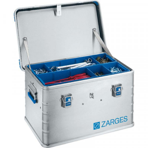 Alu-Eurobox-Wzb; 60l, IM: 550x350x310mm Alu-Winkel innen für Kunstst.-Einsätze