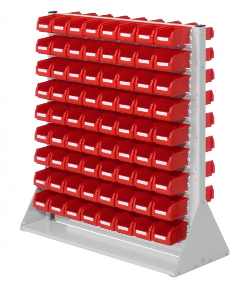 ®RasterPlan Systemeinheit Gr.3 doppelseitig H1100 x B1000 x T430 mm RAl 7035. Modell D 33 inklusiv Lagersichtkasten 144 x Größe 7.