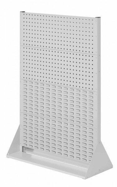 ®RasterPlan Stellwand Gr.4 doppelseitig H1450 x B1000 x T430 mm RAL 7035. 4 Lochplatten 4 Schlitzplatten.
