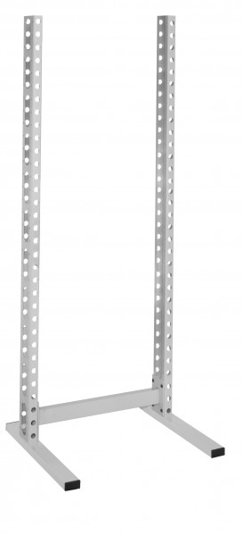 ErgoPlus Steharbeitsplatz H 1770 x B 670 mm RAL 7035. Standmodul doppelseitig.