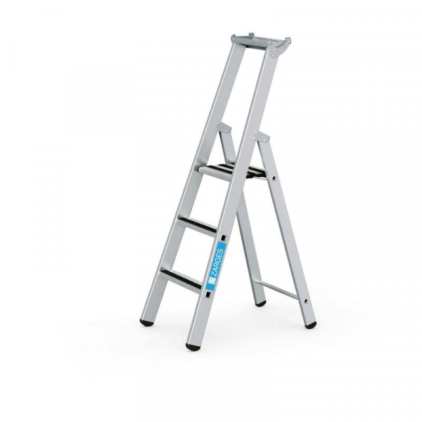 R13step S - Stufen-Stehleiter 3 Stufen Plattformhöhe 0,8 m, Arbeitshöhe 2,8 m