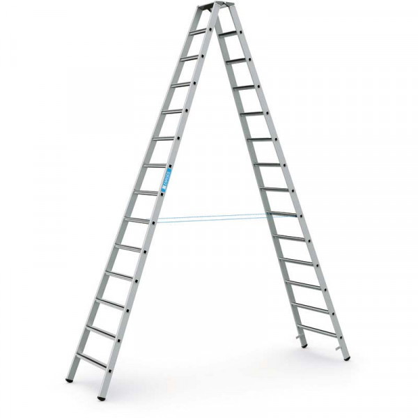 Saferstep B - Stufen-Stehleiter 2 x 14 Leiterlänge 3,95 m, Arbeitshöhe 5,2 m