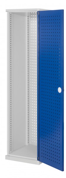 ®RasterPlan Schubladenschrank schmal Mod 1 1950 x 600 x 600 mm RAL 7035/5010 Lochplattentür.
