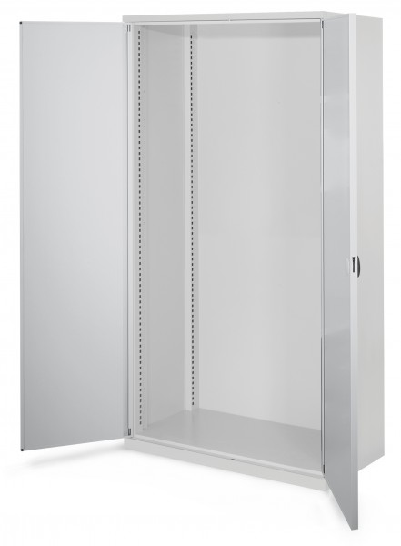 Schwerlastschrank Leergehäuse/Mod 40 1950 x 1000 x 600 mm RAL 7035. Ohne Mitteltrennwand Doppelwandtüren.