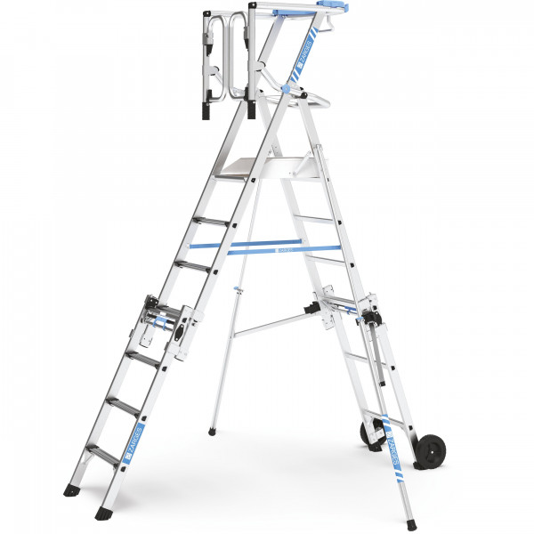 ZAP Masterflex Plus S - Teleskop-Plattformleiter 7 Stufen