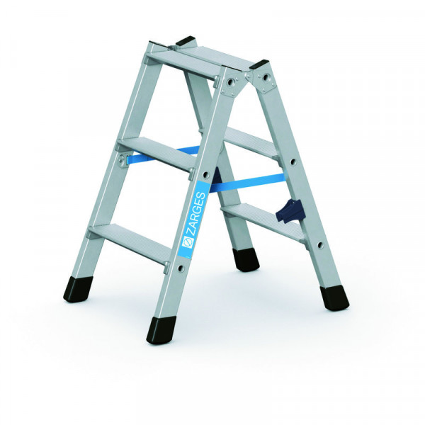 Nova B - Stufen-Stehleiter 2 x 3 Stufen Leiterlänge 0,68 m, Arbeitshöhe 2,1 m