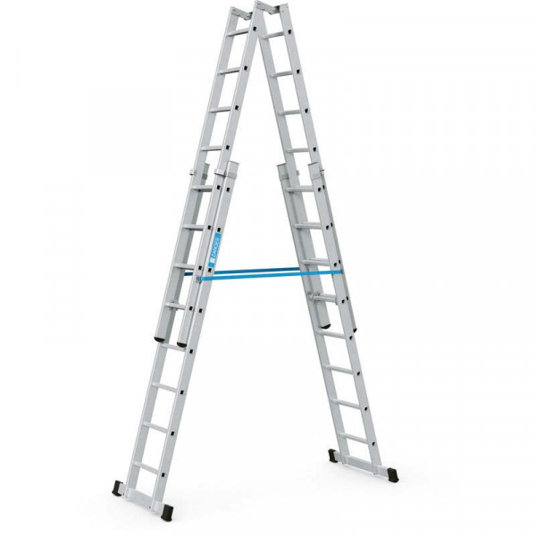 Vario B - LM-Stehleiter 4 x 8 Sprossen Leiterlänge max 4,05m, Arbeitshöhe 5,15m