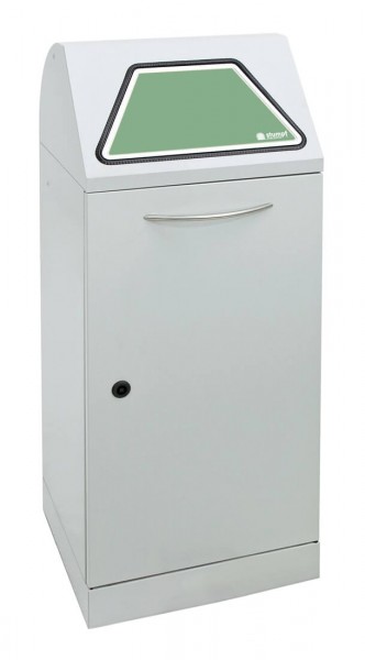 Abfalltrennung Modul-Vario 75, lichtgrau, ProSlide-System, 75 Liter