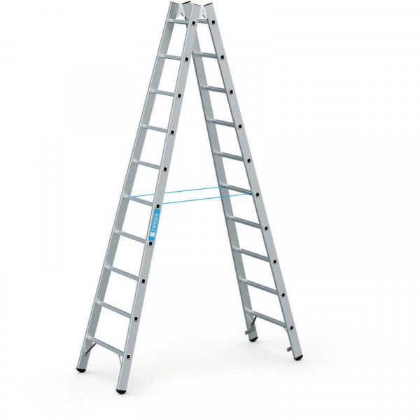 Coni B - LM-Stehleiter 2 x 10 Sprossen Leiterlänge 2,9 m, Arbeitshöhe 4,05 m