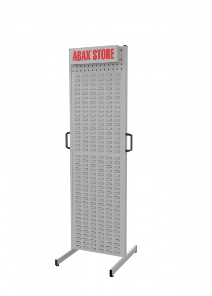 ABAX® Store Station stationär beidseitig Mod. 7 RAL 7035/7035, unbestückt