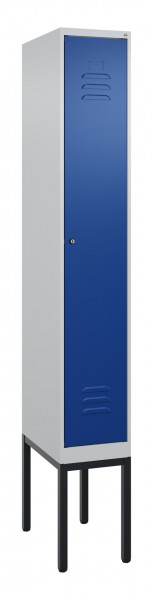 C+P Spind Classic PLUS, Gestell, 1 Abteil, 2120x300x500mm, 7035/5010