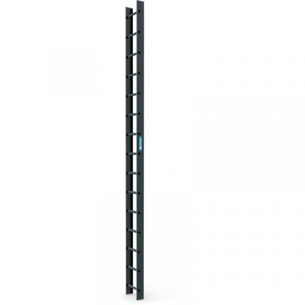 Dachleiter 4,2m Anthrazit beschichtet 15 Sprossen
