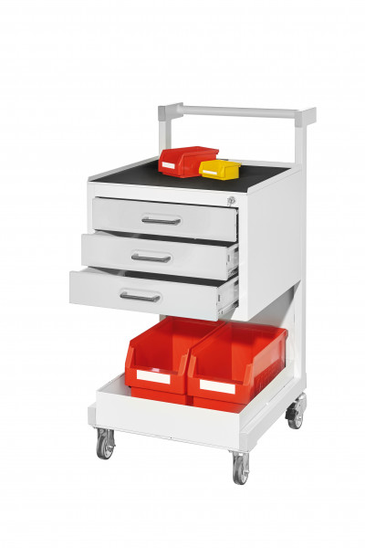RasterPlan Montagewagen RAL 7035, B 500 x T 660 x H 1050 mm..