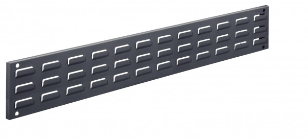 ®RasterPlan Wandschiene Schlitzplatte L 920 x H 140 mm. RAL 7016.