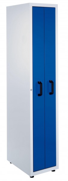 ®RasterPlan Auzugsschrank 2 Auszüge Lochplatte RAL 7035/5010.