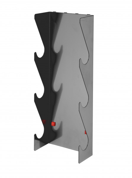ABAX® Rohrhalter 3-fach Breite 150 mm x Tiefe 85 mm x Höhe 400 mm Anthrazitgrau