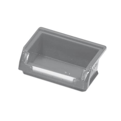 ®RasterPlan Lagersichtkasten Größe 8 Mit Aufhängeleiste für ®RasterPlan Schlitzplatten Grau L 85 mm x B 105 mm x H 45 mm
