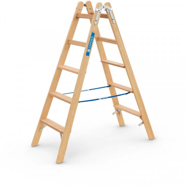 Crestastep B - Holz-Leiter 2x5 Stufen Leiterlänge 1,53 m, Arbeitshöhe 2,8 m