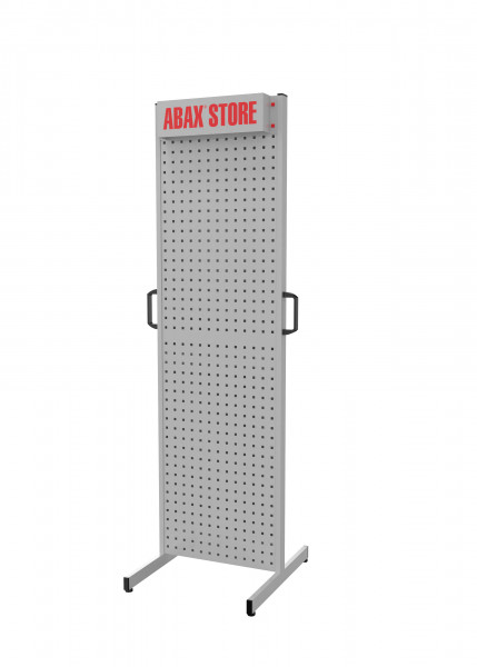 ABAX® Store Station stationär beidseitig Mod. 9 RAL 7035/7035, unbestückt