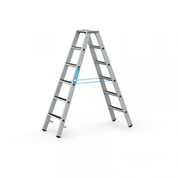 R13step B - Stehleiter 2 x 6 Stufen Leiterlänge 1,7 m, Arbeitshöhe 3,05 m