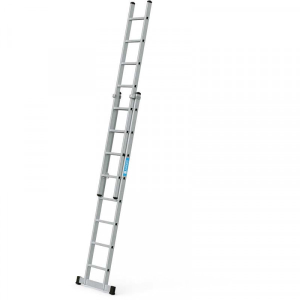 Everest 2E - Schiebeleiter 2 x 8 Spr. Leiterlänge max 4,07m, Arbeitsh. 4,85m