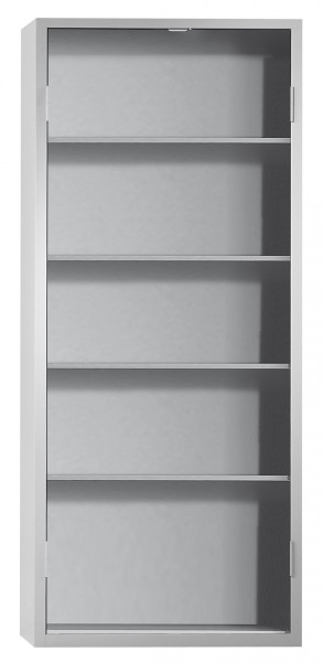 Ordnungsschrank ohne Türen Modell 40 1950 x 950 x 400 mm RAL 7035. 4 Fachböden verzinkt.