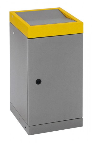 Abfalltrennung ProTec-Plus, graualu/1003, verz. Innenbehälter, 30 Liter