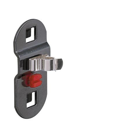 ®RasterPlan Werkzeugklemme einfach kleine Grundplatte Durchmesser 19 mm Anthrazitgrau