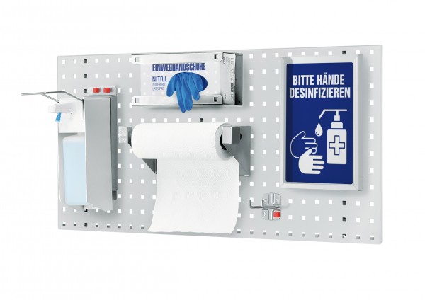 RasterPlan Lochplatte Modell 1 1000 x 450 mm RAL 7035