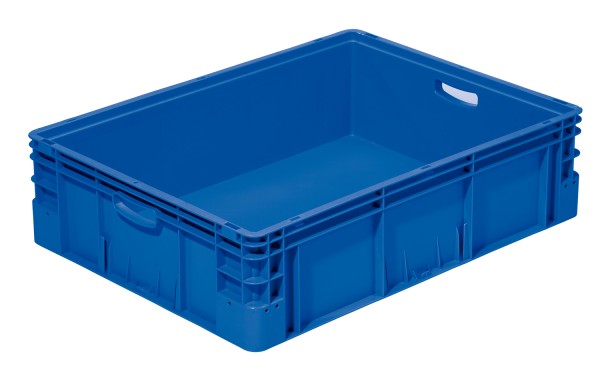 Euro-Transportbehälter blau 800 x 600 x 220 mm.