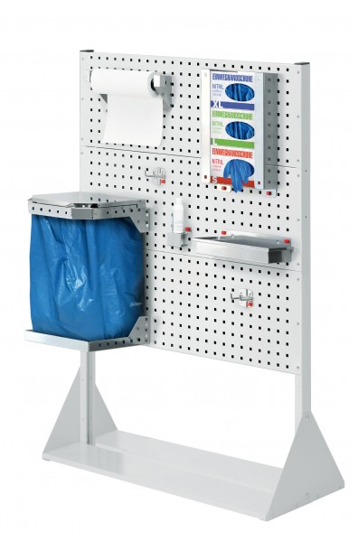 RasterPlan Stellwand Gr.4 einseitig H1450 x B1000 x T430 mm RAL 7035