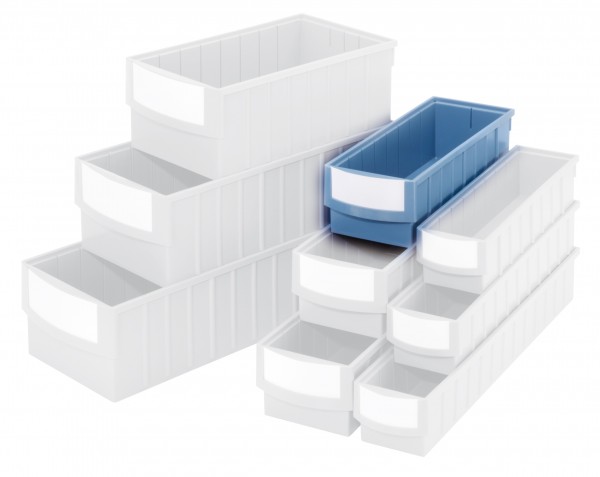 Volumenregalkasten 4105 taubenblau 400 x 153 x 105 mm.