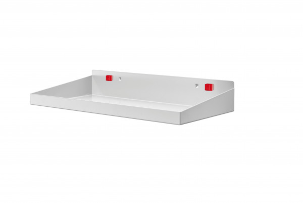 ABAX® Stahlboden mit Abrollband Breite 490 mm x Tiefe 243 mm x Höhe 77 mm RAL 7035 - Lichtgrau