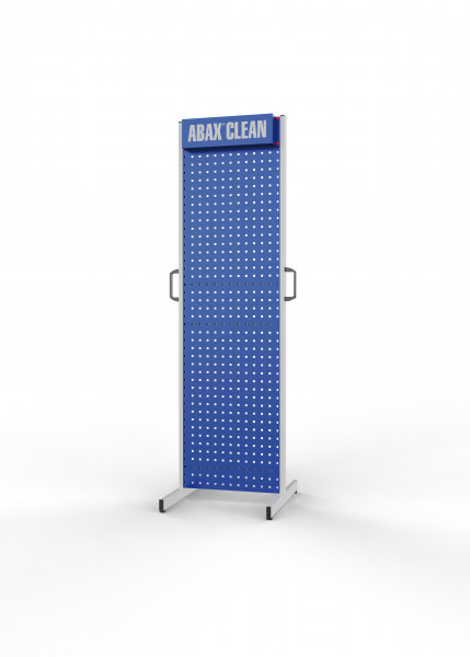ABAX® Clean Station stationär einseitig RAL 7035/5010 HxBxT 1870 x 530 x 590 mm