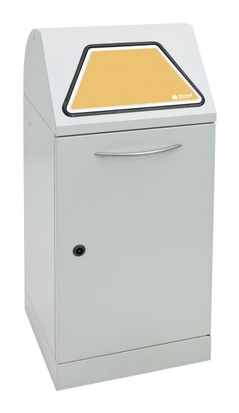 Abfalltrennung Modul-Vario 60, lichtgrau, ProSlide-System, 60 Liter