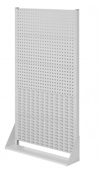 ®RasterPlan Stellwand Gr.5 einseitig H1790 x B1000 x T240 mm RAL 7035. 3 Lochplatten 2 Schlitzplatten.