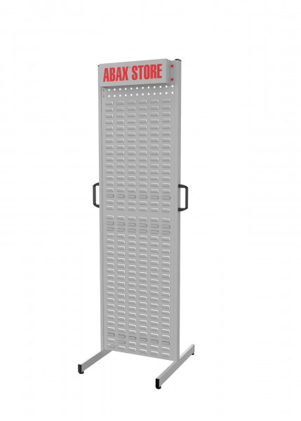 ABAX® Store Station stationär einseitig Mod. 4 RAL 7035/7035, unbestückt
