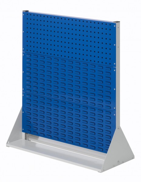 ®RasterPlan Stellwand Gr. 3 doppelseitig H1100 x B1000 x T430 mm RAL 7035. 2 Lochplatten 4 Schlitzplatten.