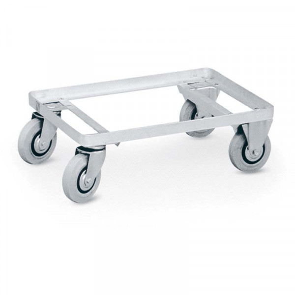 Untersetzwagen W150; für AM 800x600 2 Lenk- und 2 Bockrollen 125 mm Durchm.