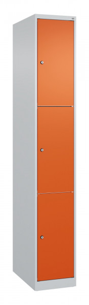 C+P Schließfachschrank Classic PLUS, 1 Abteil, 1850x300x500mm, 7035/2004
