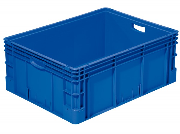 Euro-Transportbehälter blau 800 x 600 x 320 mm.