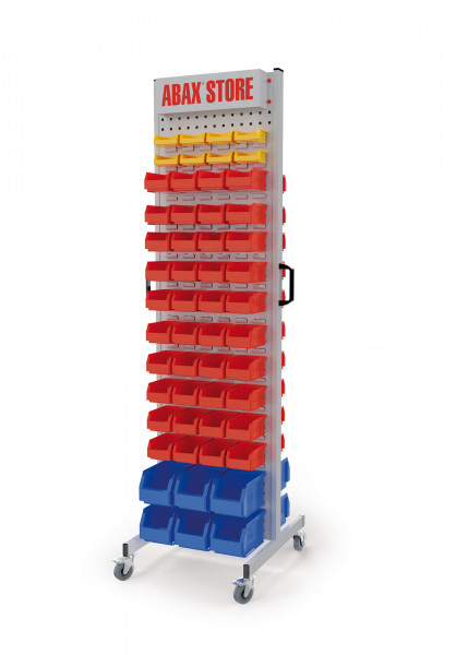 ABAX® Store Station mobil Mod. 1 RAL 7035/7035, bestückt